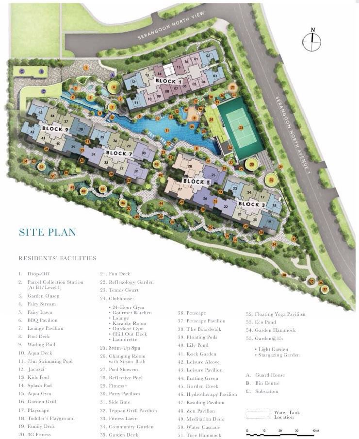 THE GARDEN RESIDENCES FACILITIES